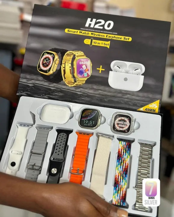 H20 Smart Watch (10 In 1)